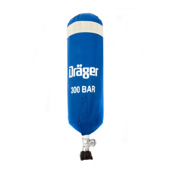 Flaschenhülle DRÄGER Nomex, 6,8 l NANO, blau