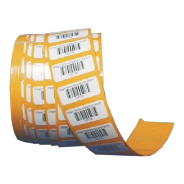 Barcode-Etiketten von innen aufklebbar,