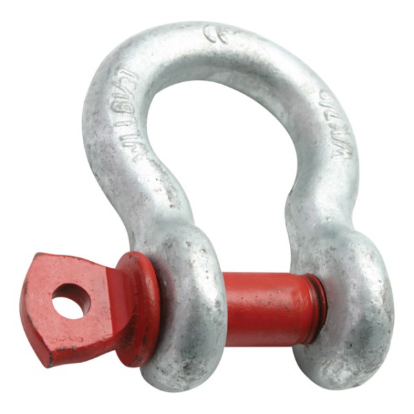 Schäkel 7/8'', geschweift, Form A, Typ W