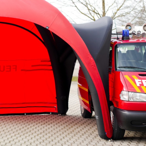 Vordach für Einsatzzelt X GLOO XD 5 PROTECT, schwa